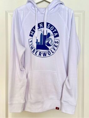 Men’s Minnesota Timberwolves White Hoodie